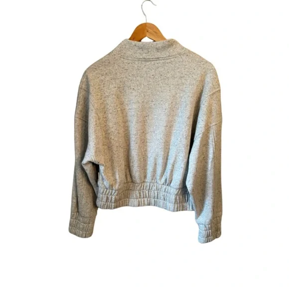 Varley Dunbar Sweatshirt on Revolve Small Ivory Fleck - Picture 4 of 10
